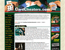 Tablet Screenshot of cardcheaters.com